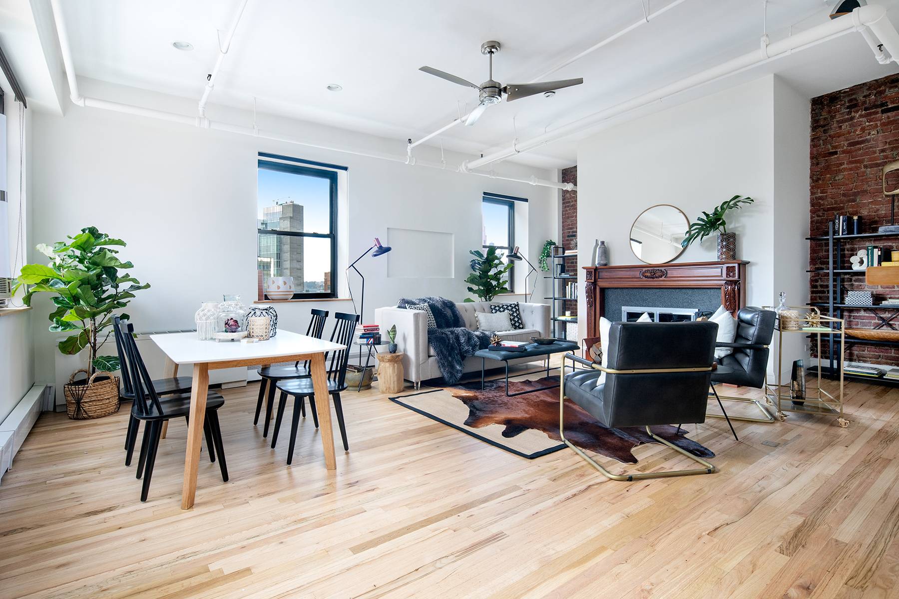 Sublime, quintessential, 2 bedroom, 2 bath penthouse loft, perfectly situated on idyllic Greenwich Street between Charles Street and West 10th Street.