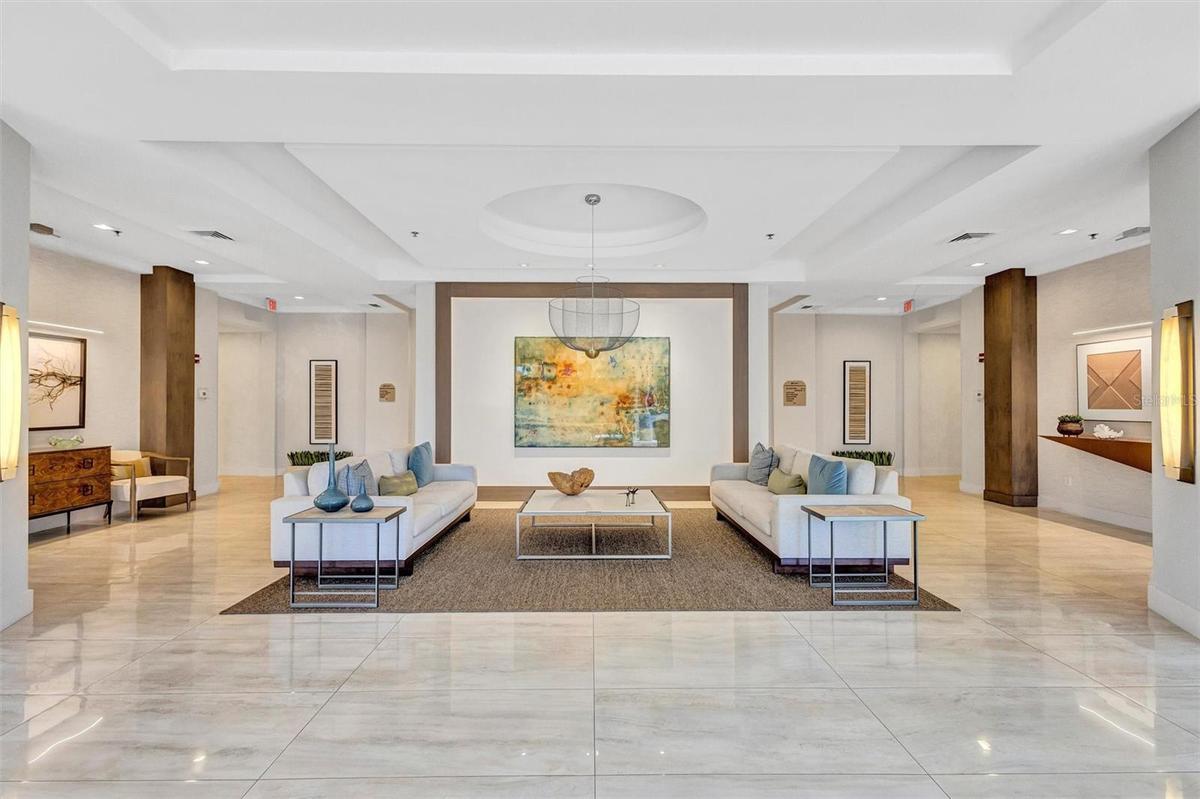 Grand Bay Building One Remodeled Lobby