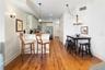 KITCHEN BREAKFAST BAR AND EATING AREA