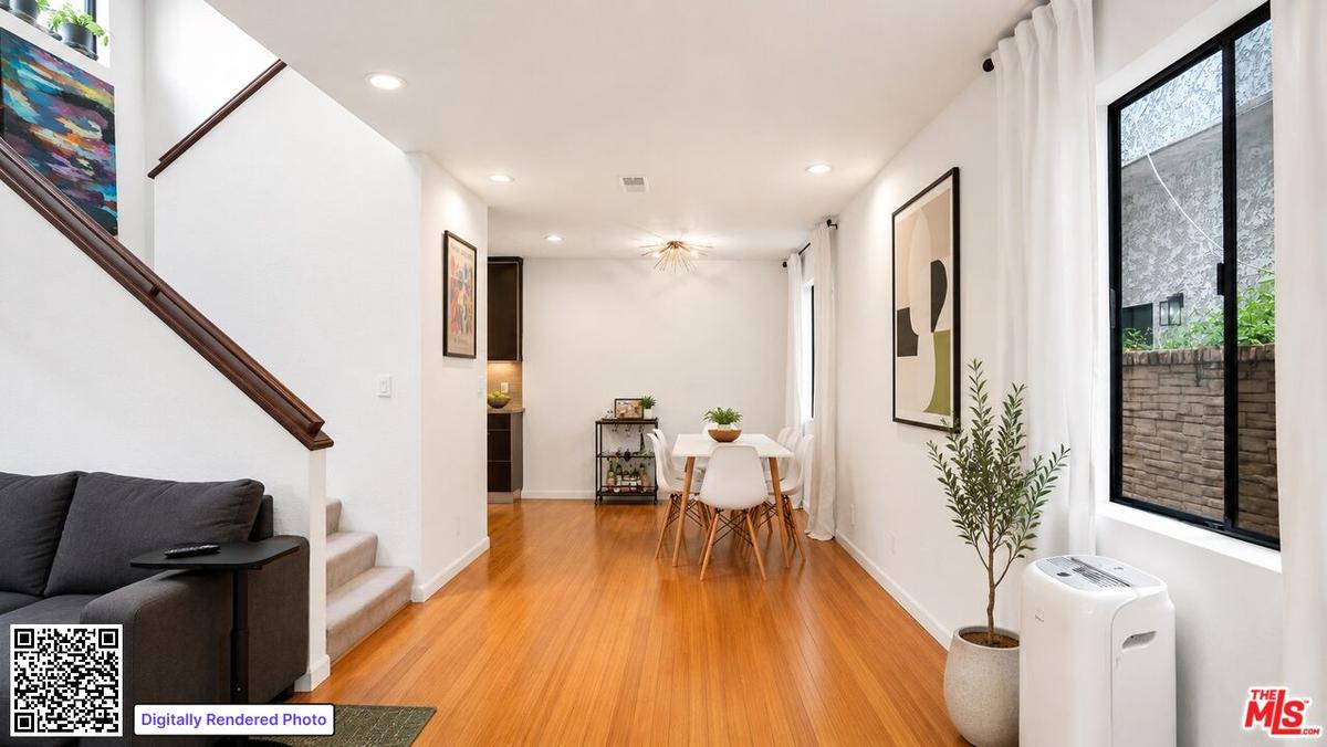An open-concept layout seamles