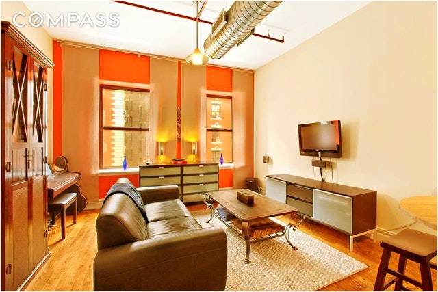 This penthouse apartment in a renovated townhouse is available for you for January 1st.