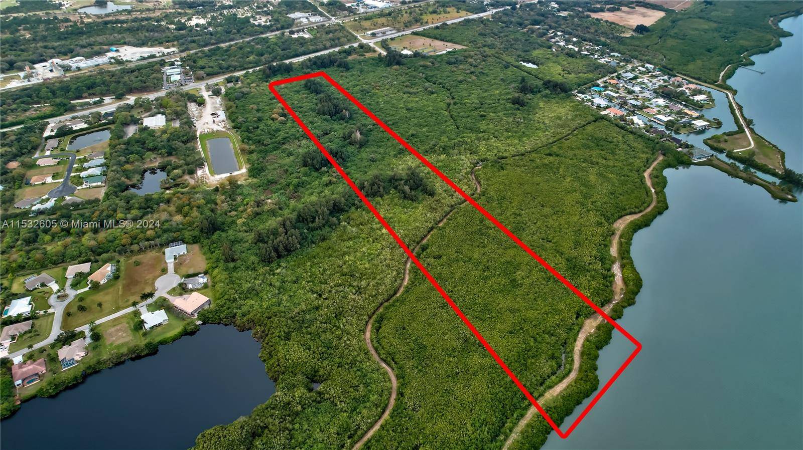 THIS RESIDENTIAL 10 ACRES LAND IS A GREAT OPPORTUNITY TO DEVELOP 30 SINGLE FAMILY HOMES WITH A BOARDWALK AND A FEW DOCKS.