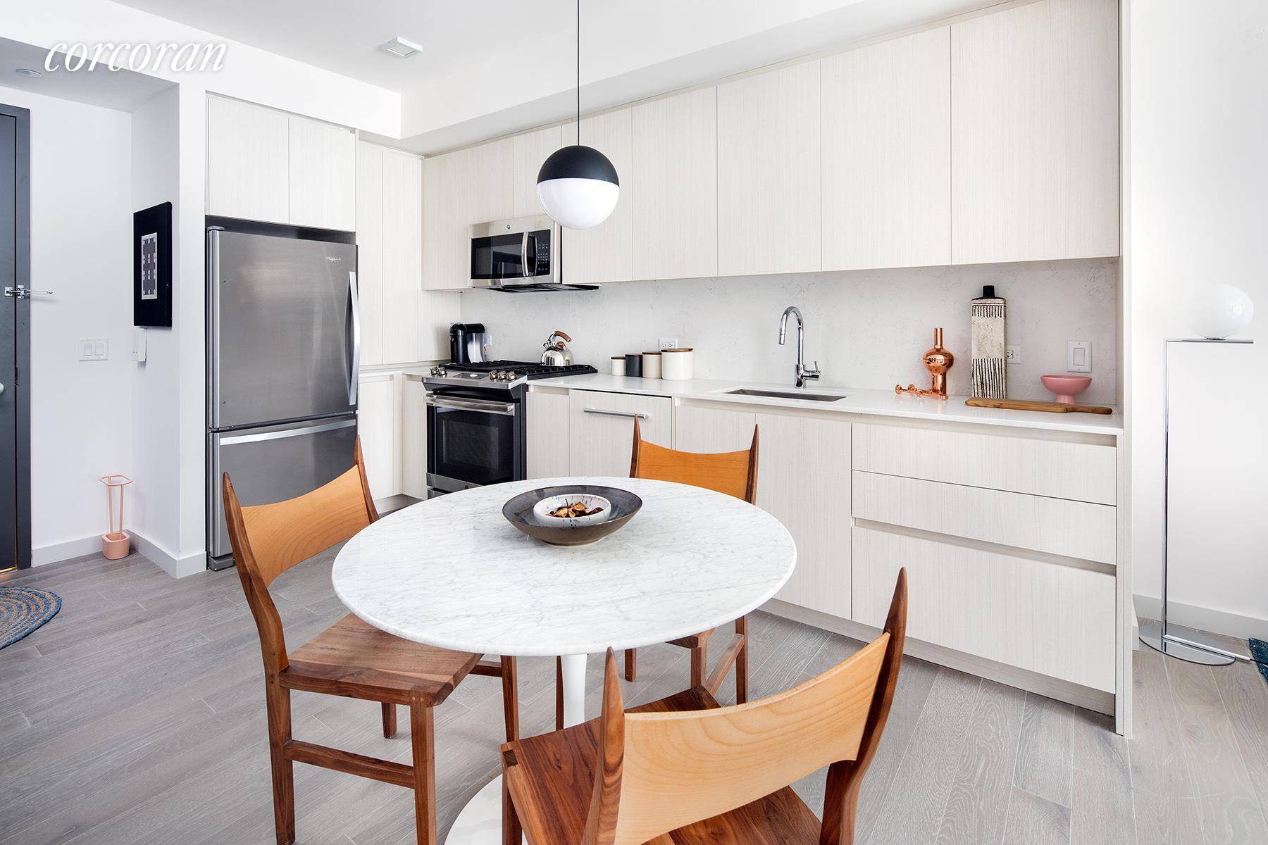 Beautiful 2bedroom 2 Bathroom With Expansive Terrace In Person amp ; Virtual Video Showings Now Available Brand New East Village New Development South Facing with Downtown Manhattan Views.