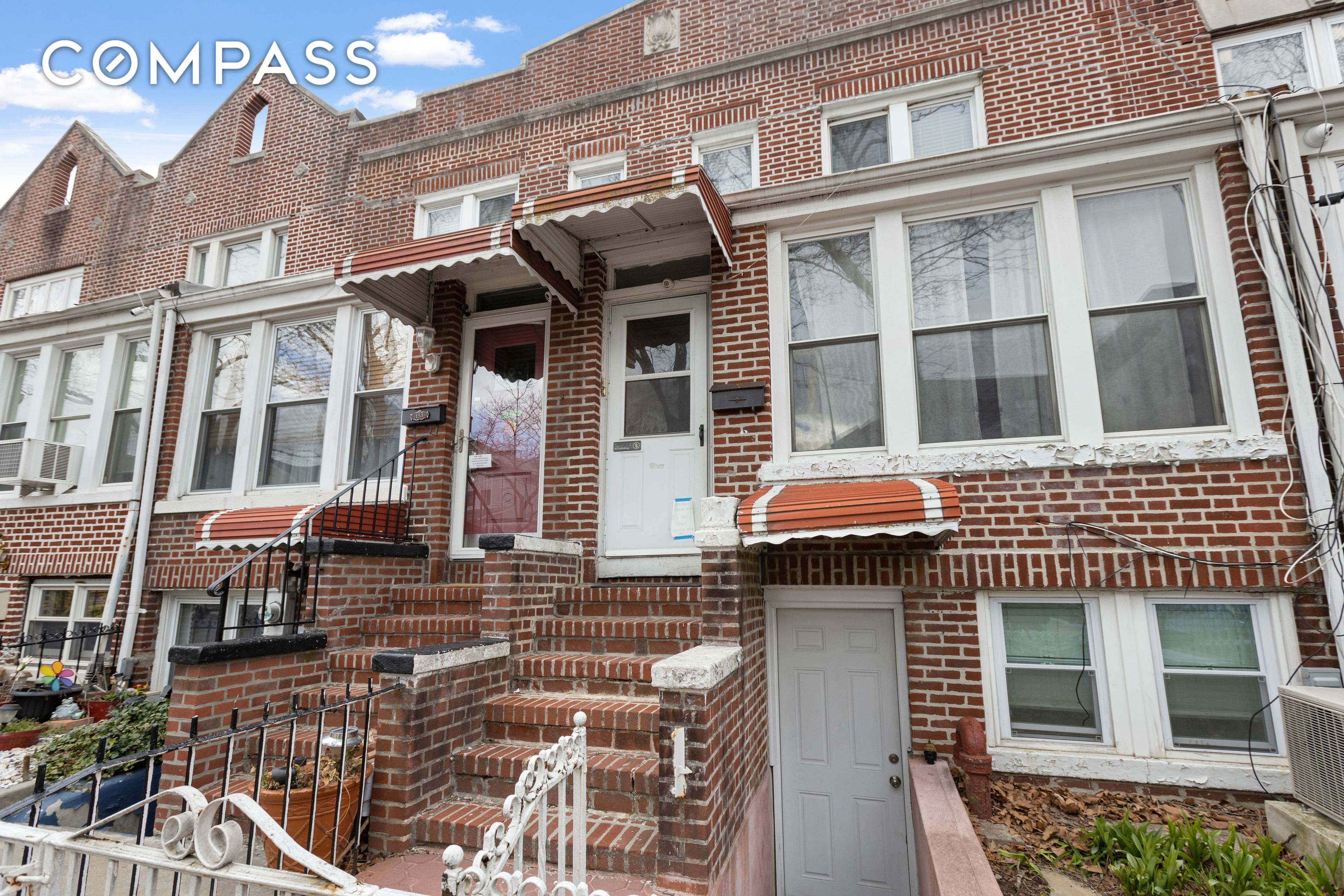 This adorable mother daughter two family brick home has parking and is only 900 feet from 2 5 Trains at Nostrand Avenue and Beverly Road.