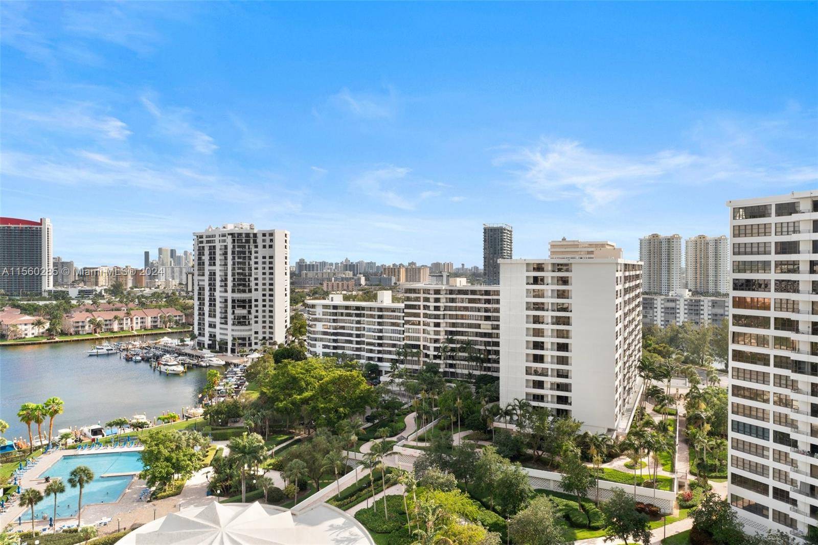 Completely remodeled 2 bedroom 2 bath corner unit with huge rooms boasting picturesque views of the marina, pool, intracoastal waterways and city views from its wall to wall windows and ...
