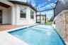Custom pool and seating area.