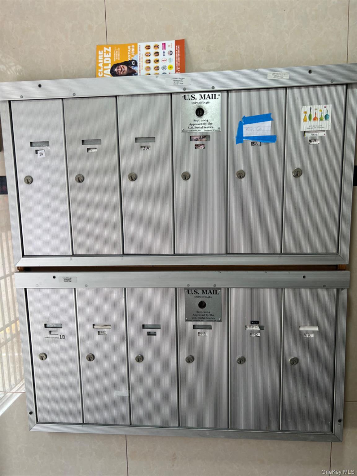 Detailed view of mail area