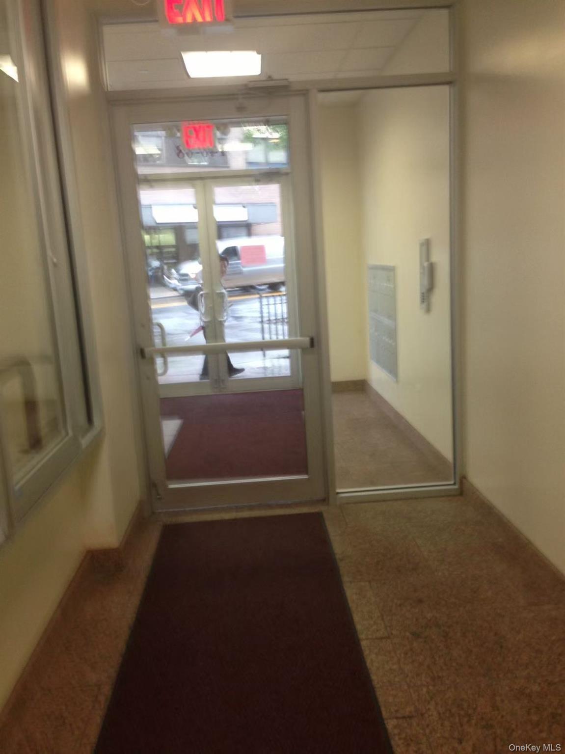 Doorway with carpet