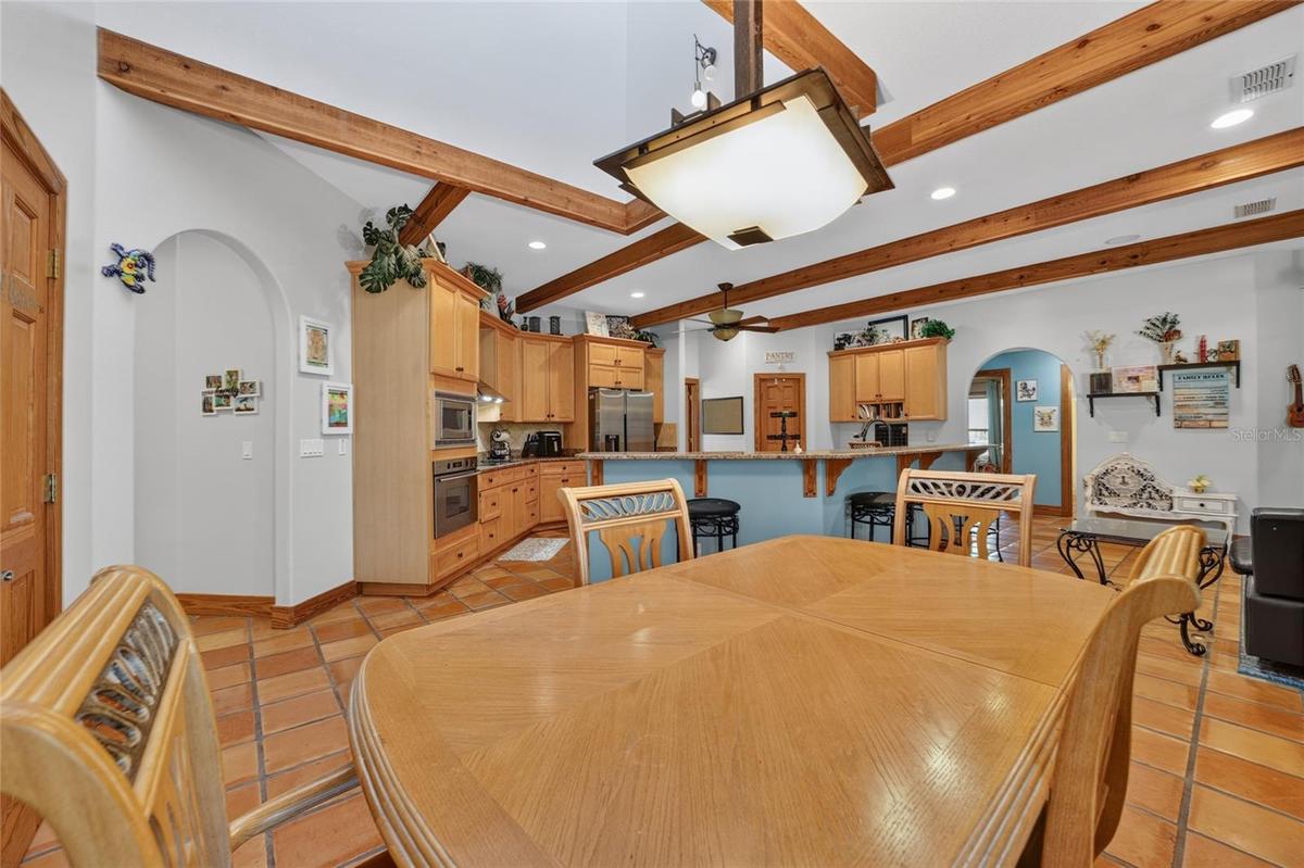 Casual Dining with Views of Atrium Above