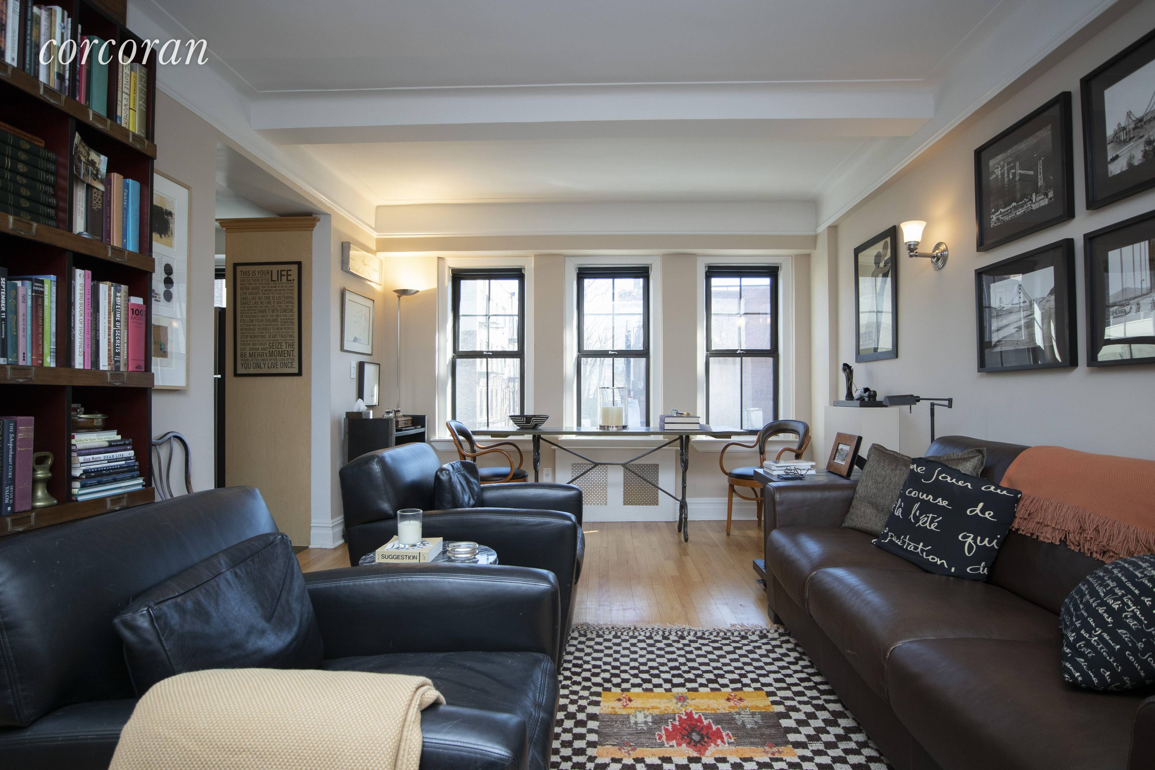 Gorgeous West Village one bedroom located in doorman elevator building Large apartment priced under market valueStep into luxury at this beautiful one bedroom apartment located in the center of the ...