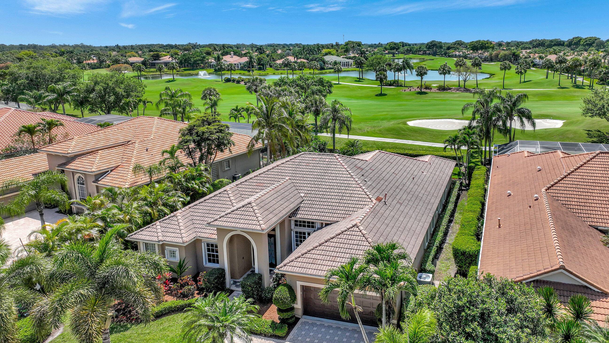 Nestled on a picturesque street within a coveted golf course community, this beautiful home offers a blend of luxury, comfort, and golf course views.