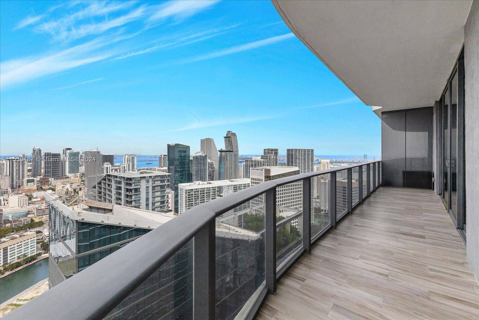 Highest floor in this plan, 55th floor corner Penthouse at SLSLUX.