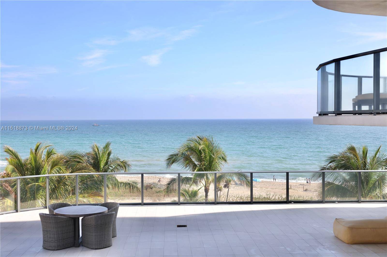 Discover this exclusive ocean front gem with an exceptionally oversized terrace of 3, 750 sq ft that wraps around the unit and offers incredible views of the ocean, the intracoastal, ...