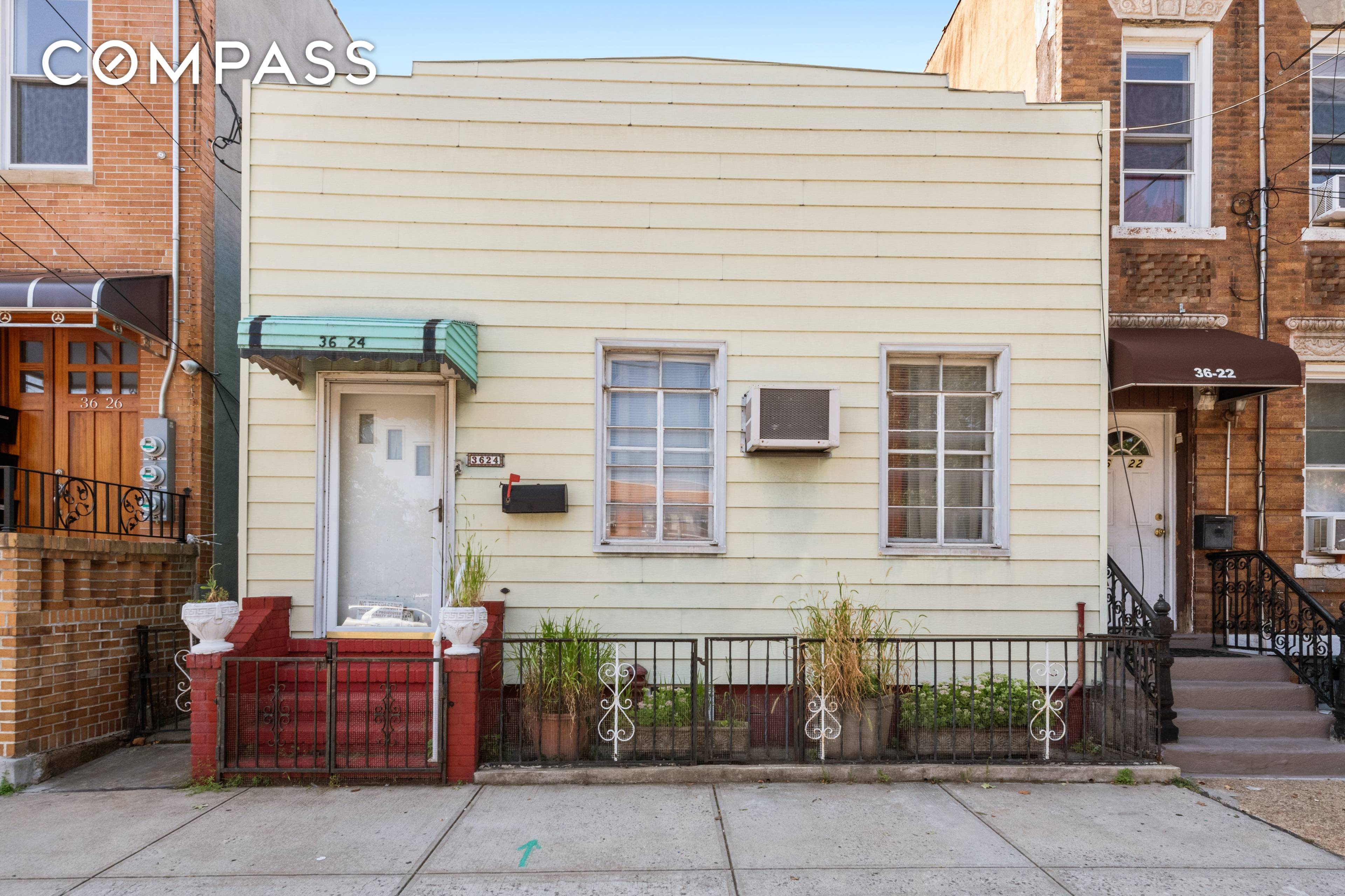 Tucked away on a quiet street in LIC, you will find a semi detached single family home with two bedrooms, an EIK, a formal DR, a spacious LR, and a ...