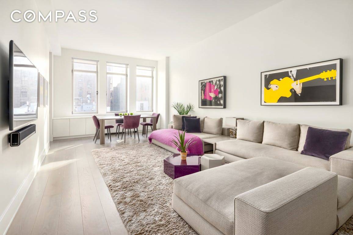Truly stunning turn key loft in Chelsea's most desirable condominium building.