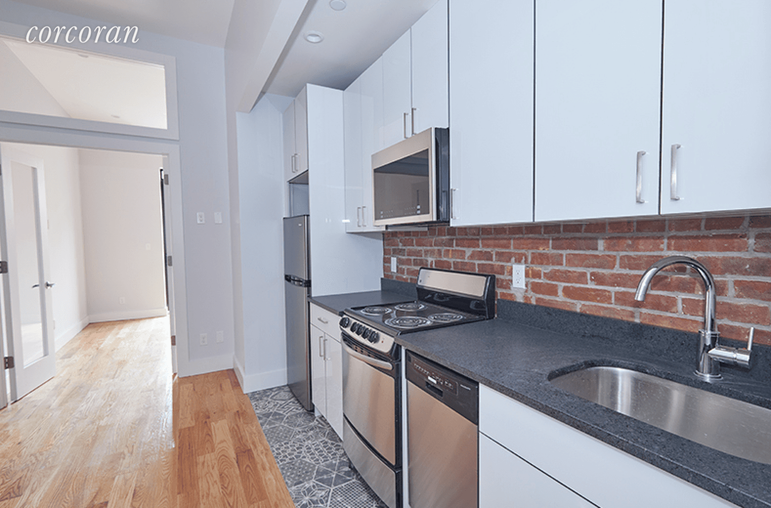 Renovated three bedroom, two bathroom apartment in Hamilton Heights.