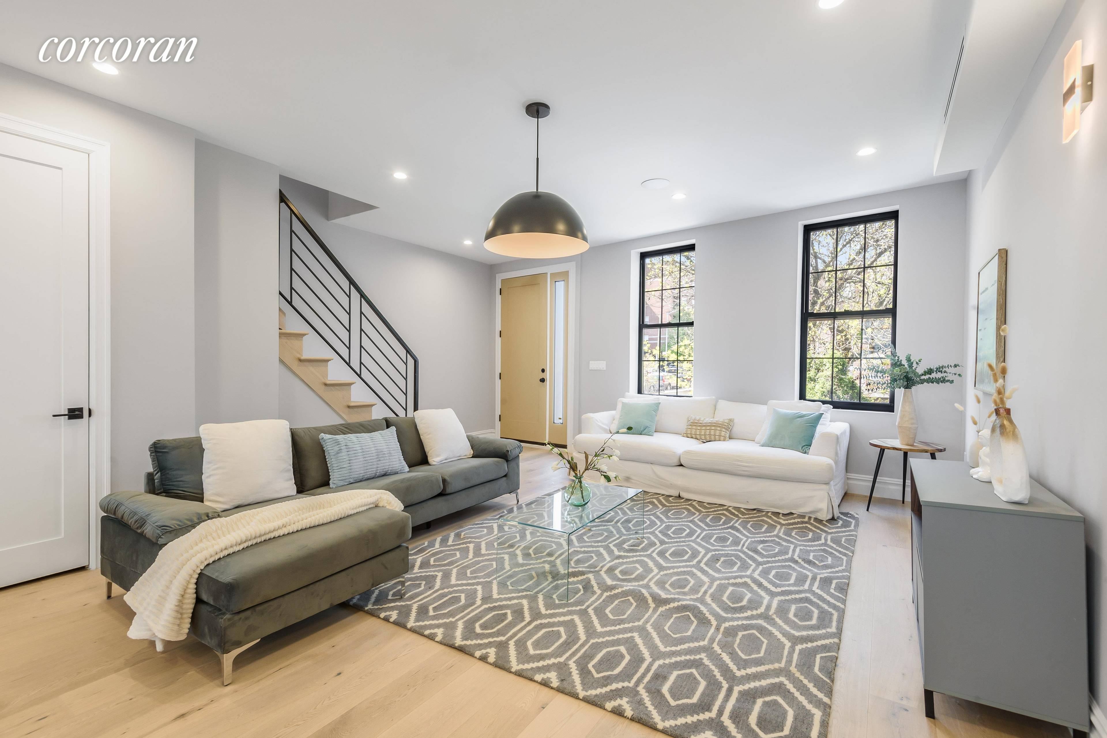 Welcome to 329 Prospect Avenue, a truly unique opportunity to own a fully renovated two family townhome, just three short blocks from beautiful Prospect Park, for only 2, 900, 000.