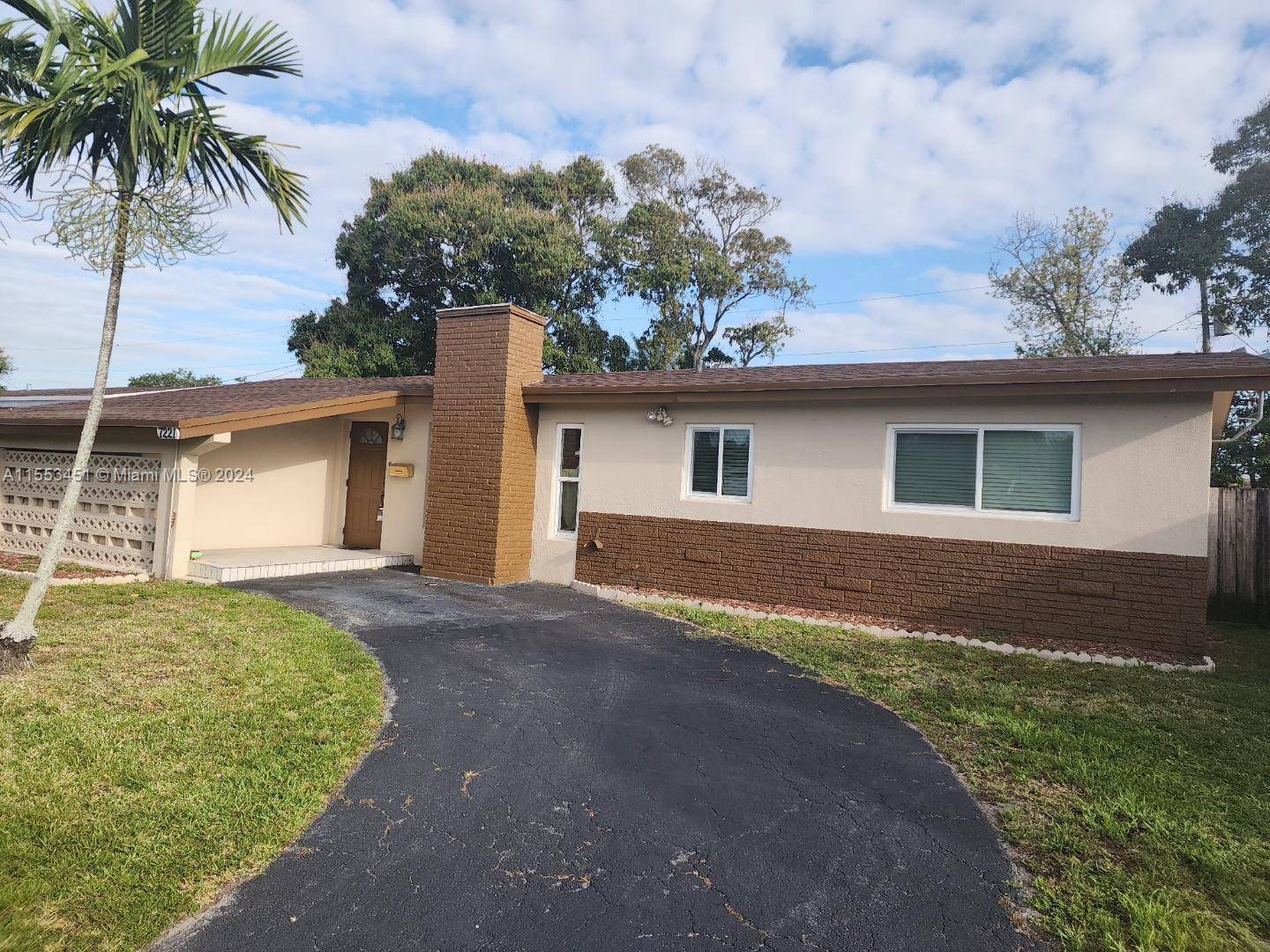 Ample single family Miramar pool home with 3 bed 2 bath plus office which can be used as 4th room.