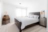 Bedroom with light wood-style flooring
