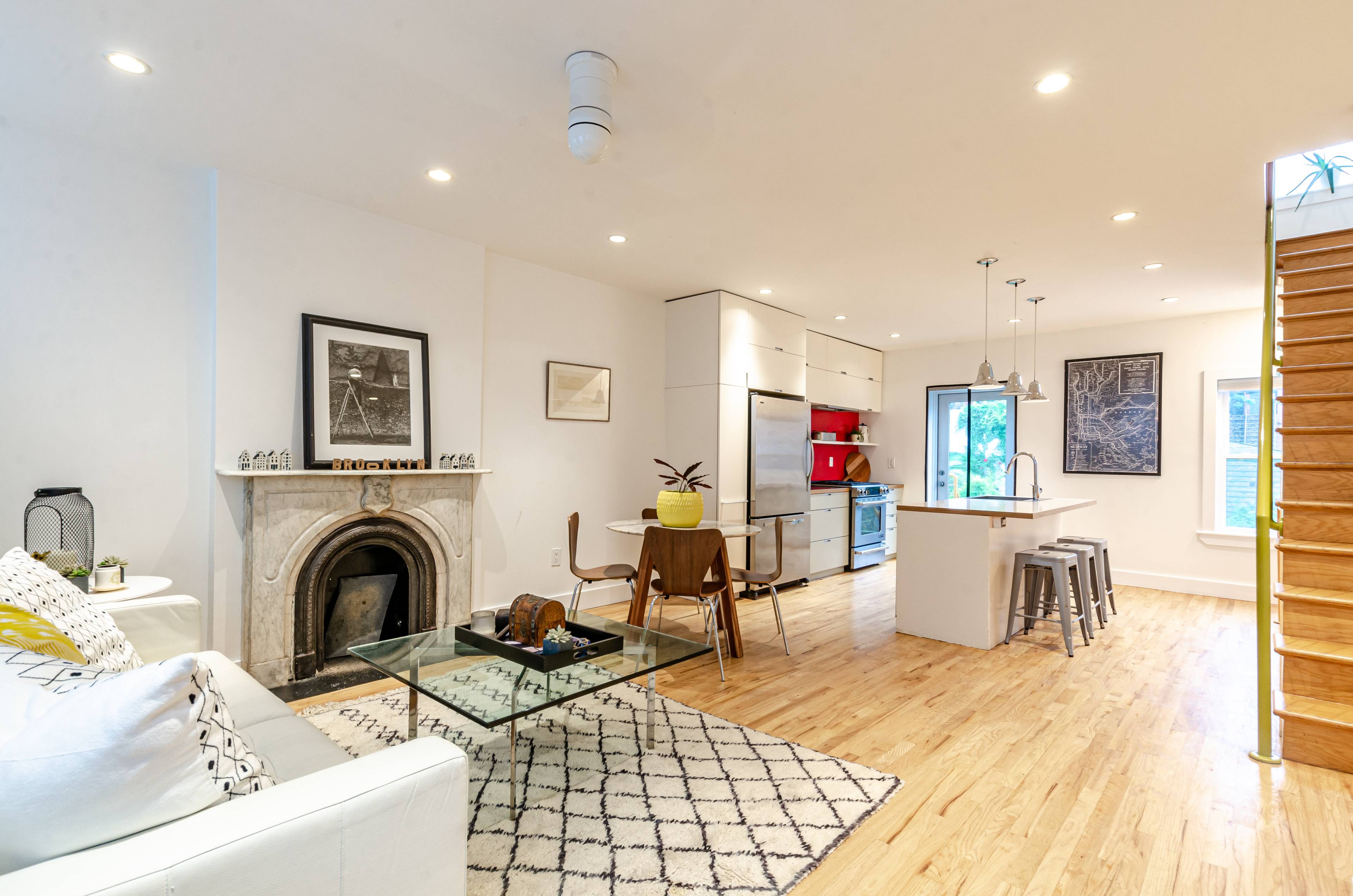 Your private Red Hook sanctuary awaits in this sophisticated three bedroom house with walled garden and garage.