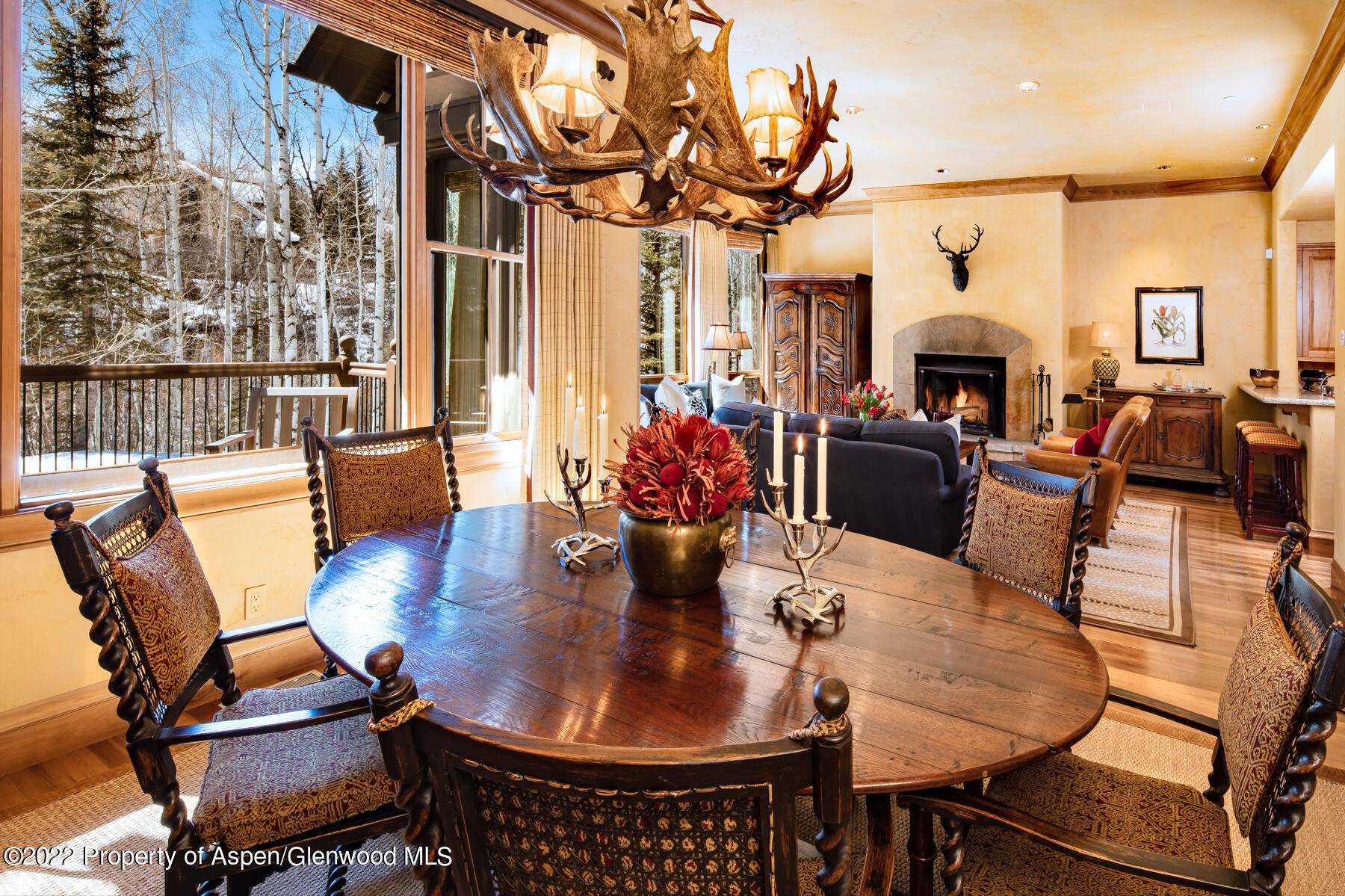 Step into European chalet luxury at this stunning Owl Creek Townhome, located within The Pines.