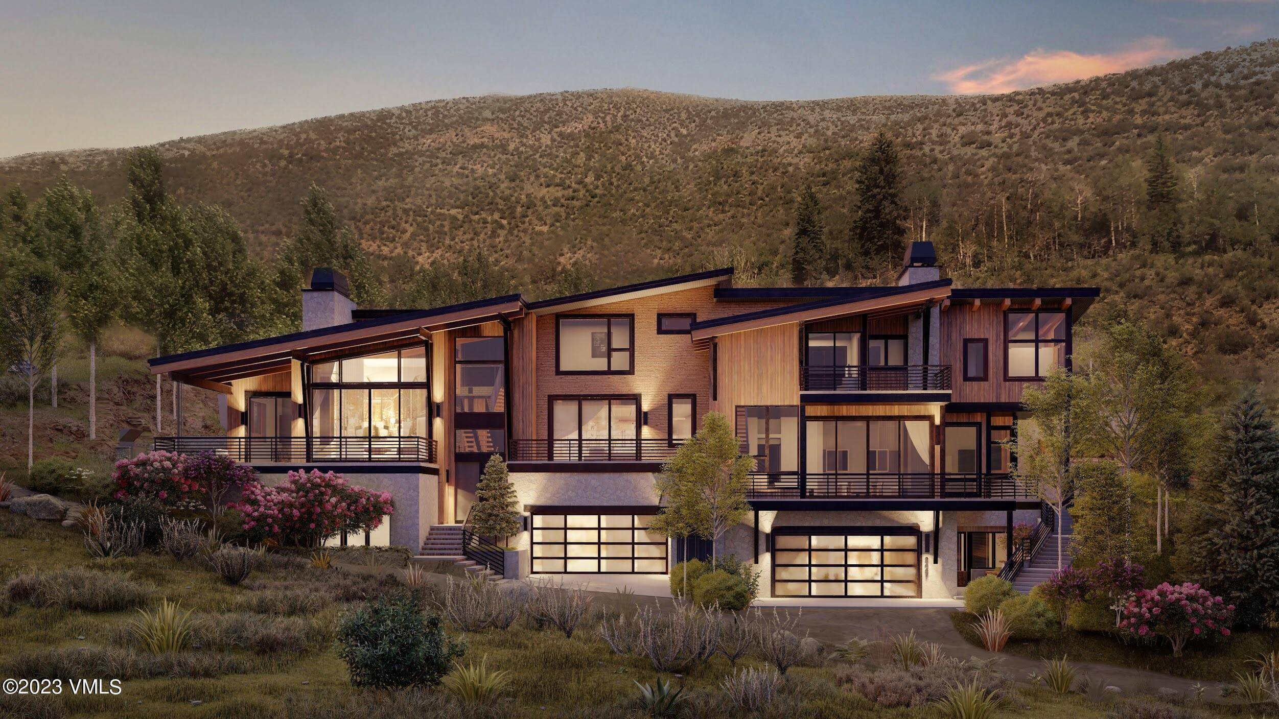 A new construction mountain contemporary home slated to be completed just in time for ski season of 2024 25.