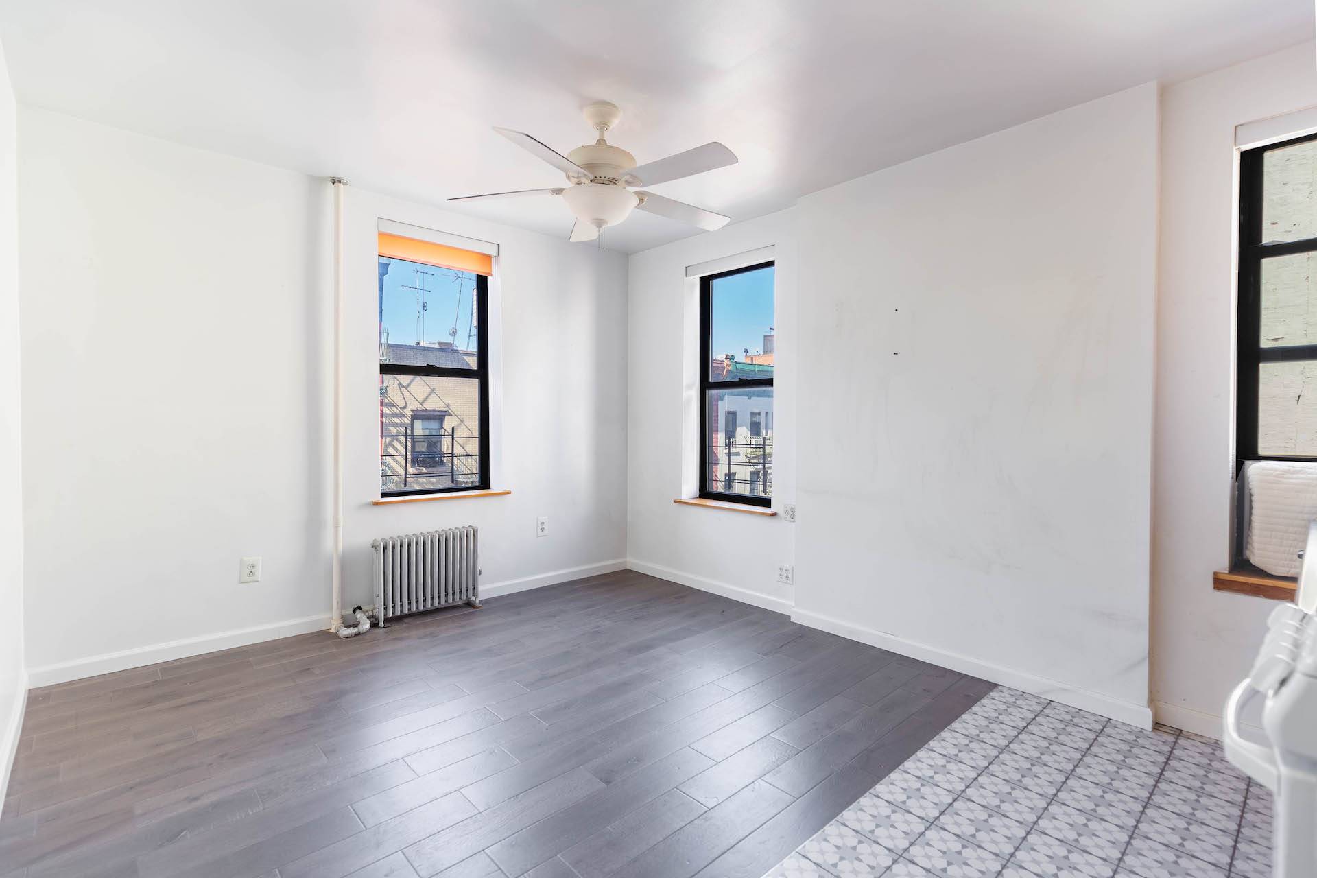 Welcome home to this impeccably stylish Two bedrooms, one bathroom, fully renovated, traditionally loft like residence.