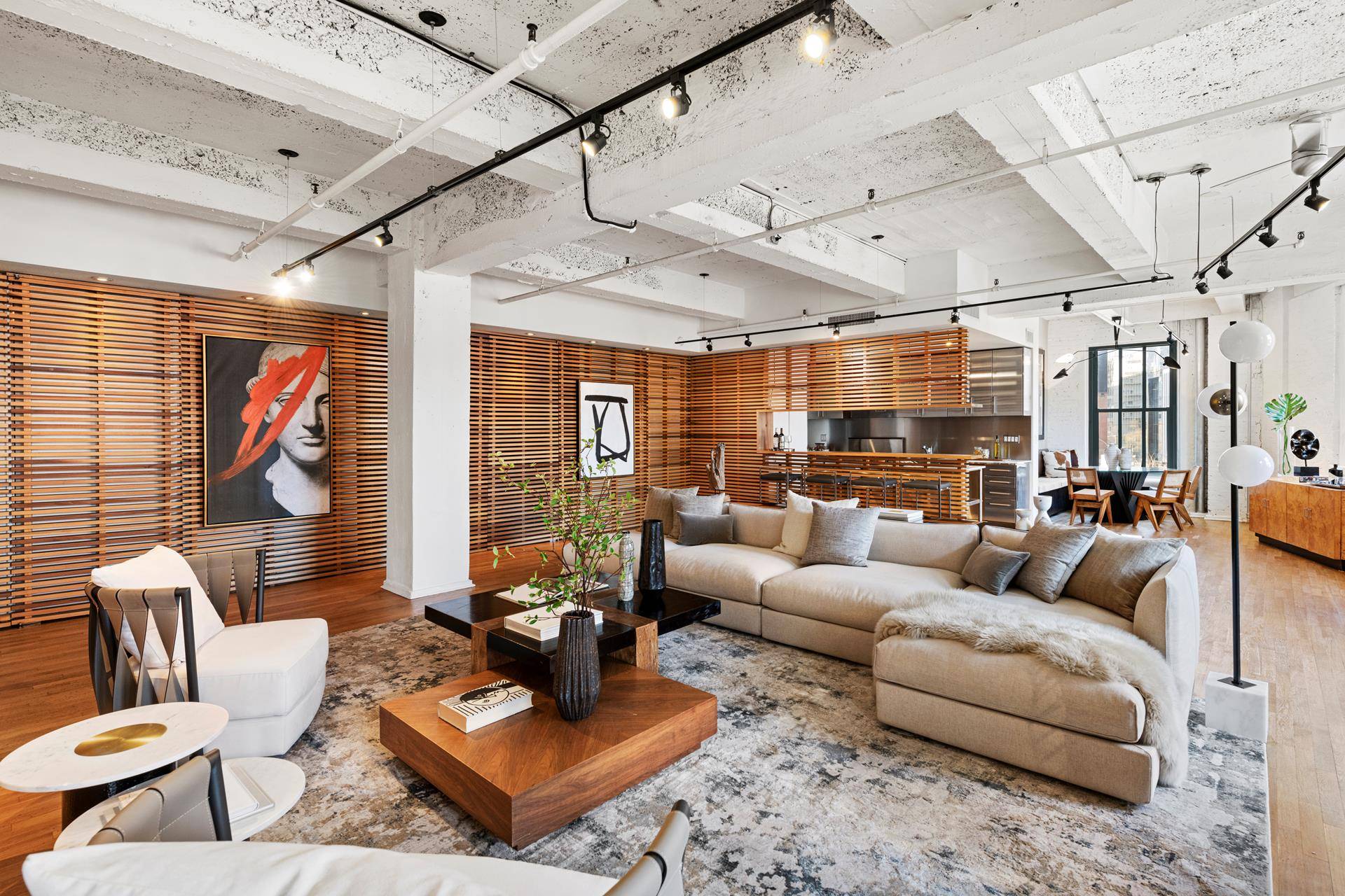 With over 70 feet of eastern frontage overlooking Cooper Square, this 2, 571SF loft offers pre war charm with industrial character in prime Noho.