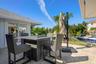 Open courtyard patio
