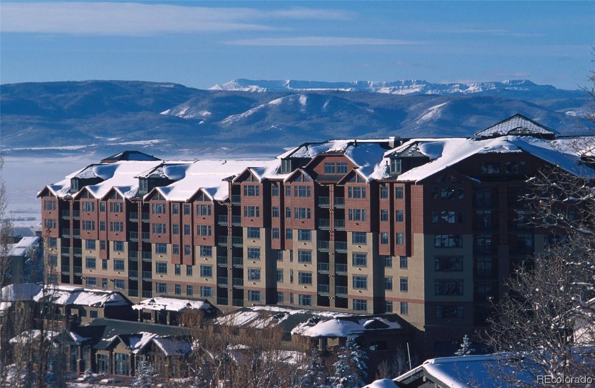 Massive views of the Steamboat Ski area from this 5th floor 2 bedroom, 3 bath 1 8th share Steamboat Grand condo.