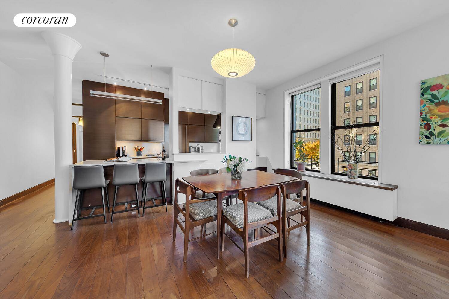 Apartment 3AB is a bright, renovated modern loft style 3 bedroom, 3 bathroom home in the heart of the Upper West Side.