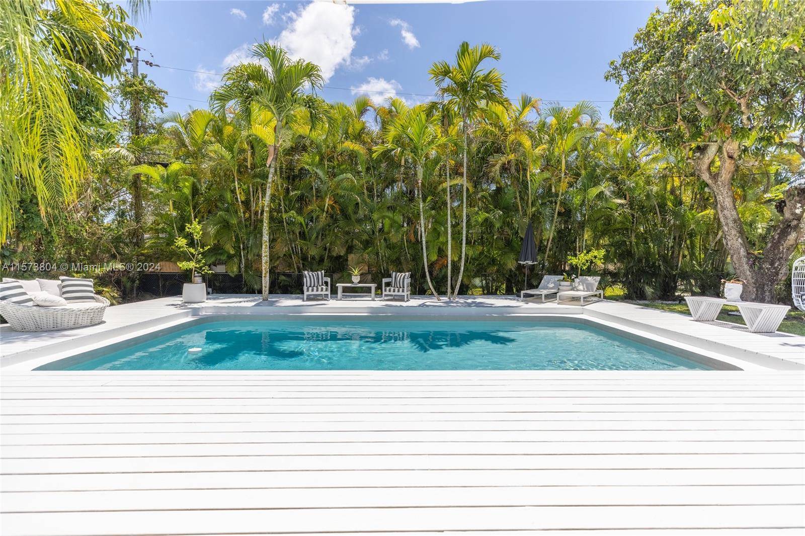 Key West style home situated in the picturesque surroundings of Miami Shores.