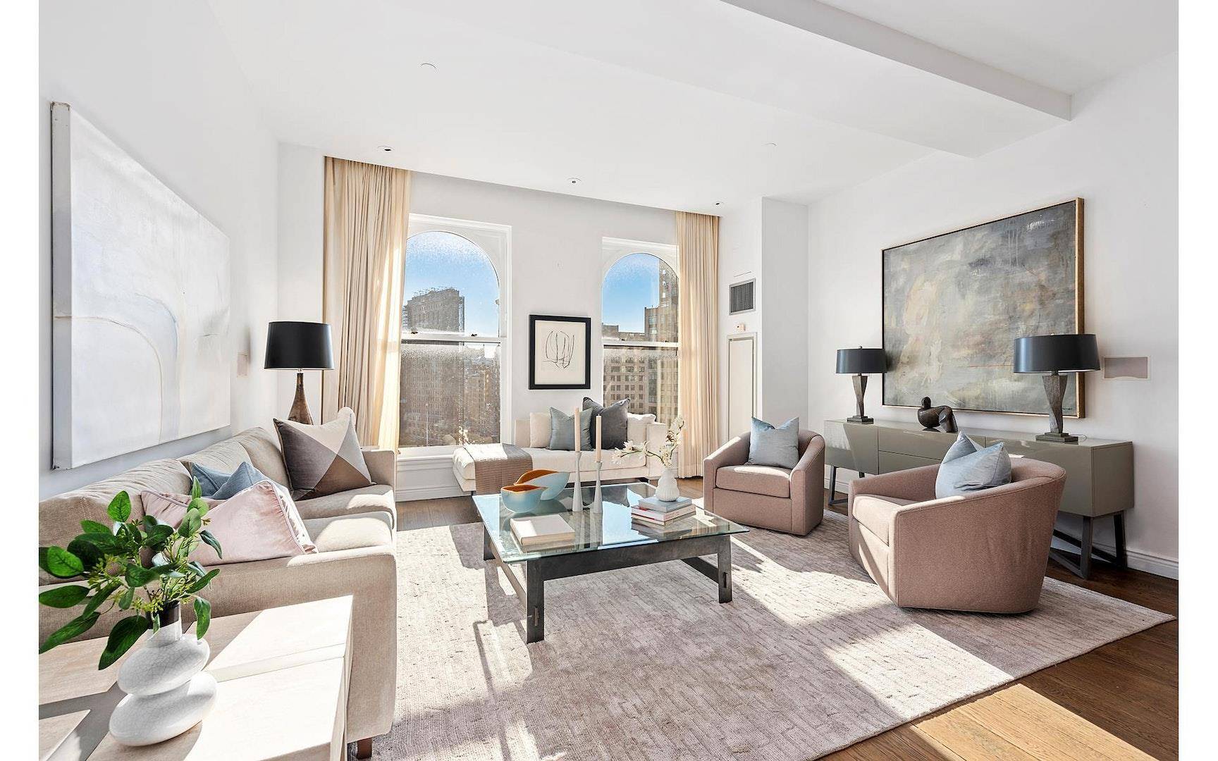 Price adjusted to move, this duplex 3 bed 3 bath with private outdoor space is newly vacant and may be delivered fully furnished or unfurnished at 225 Fifth Avenue, Penthouse ...