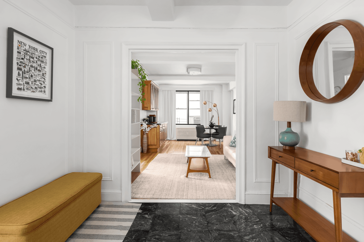 Welcome to residence 1003 at The Carnegie Plaza l, a classic Bing amp ; Bing pre war condominium occupying the southeast corner of 7th Avenue and 56th Street, a mere ...