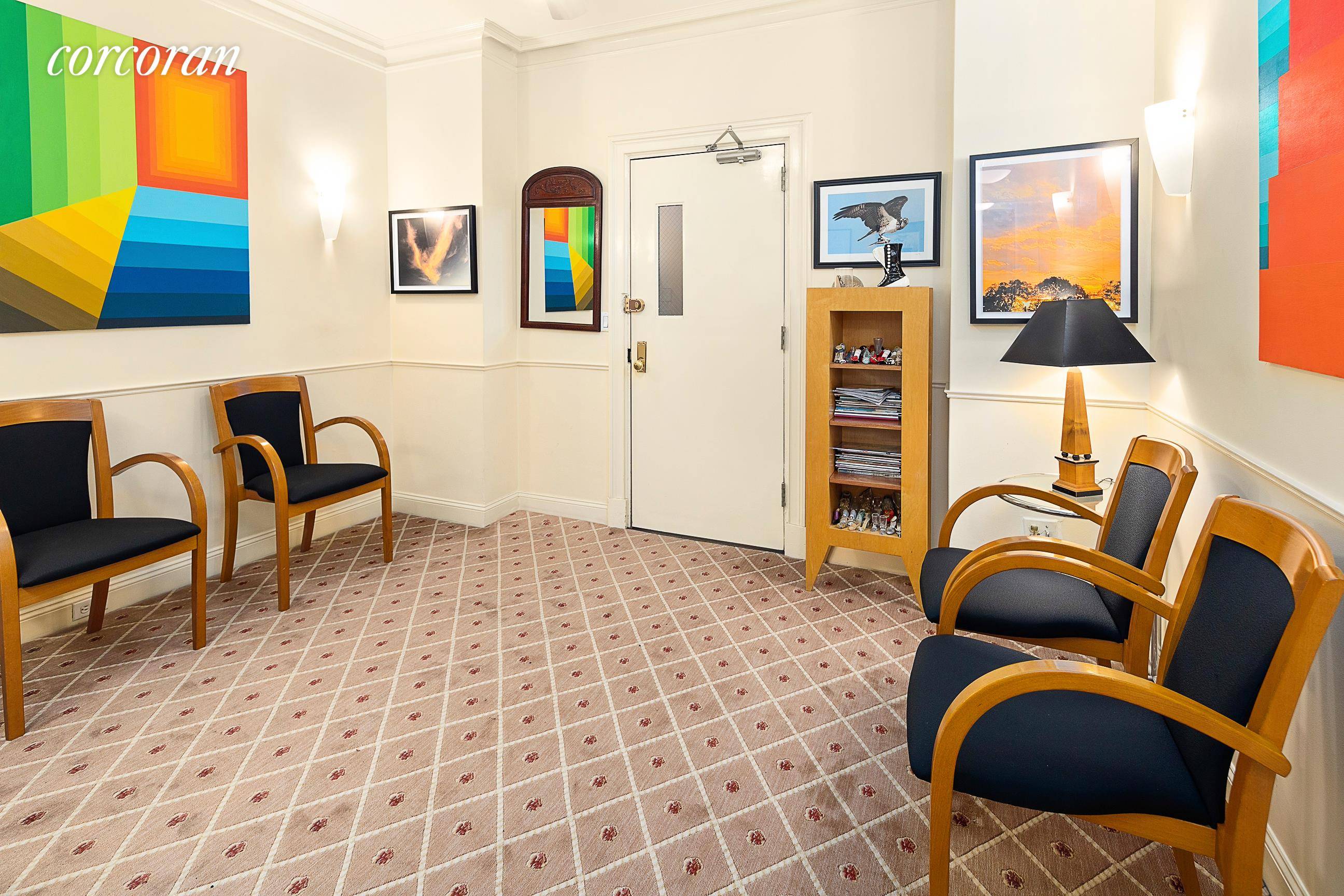Ground floor corner medical suite available at 580 Park Avenue at the corner of East 63rd Street.