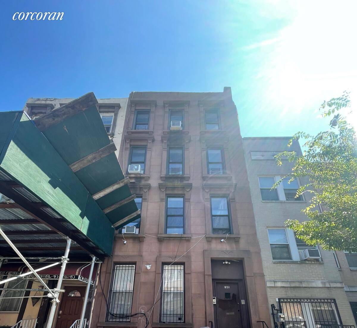 Great Location 146 Jefferson ave Delivered Vacant Four unit huge brownstone bldg Sold as is Condition minutes away from the A C trains at Nostrand avenue and Bedford avenue, shops ...