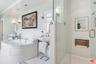 Primary shower, tub,sinks