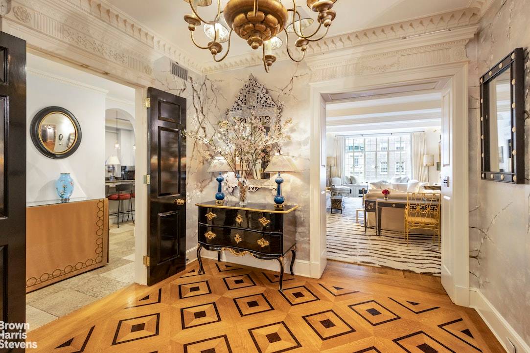 Grand in scale and elegance, this full floor four bedroom residence is located in a highly desirable prewar cooperative.