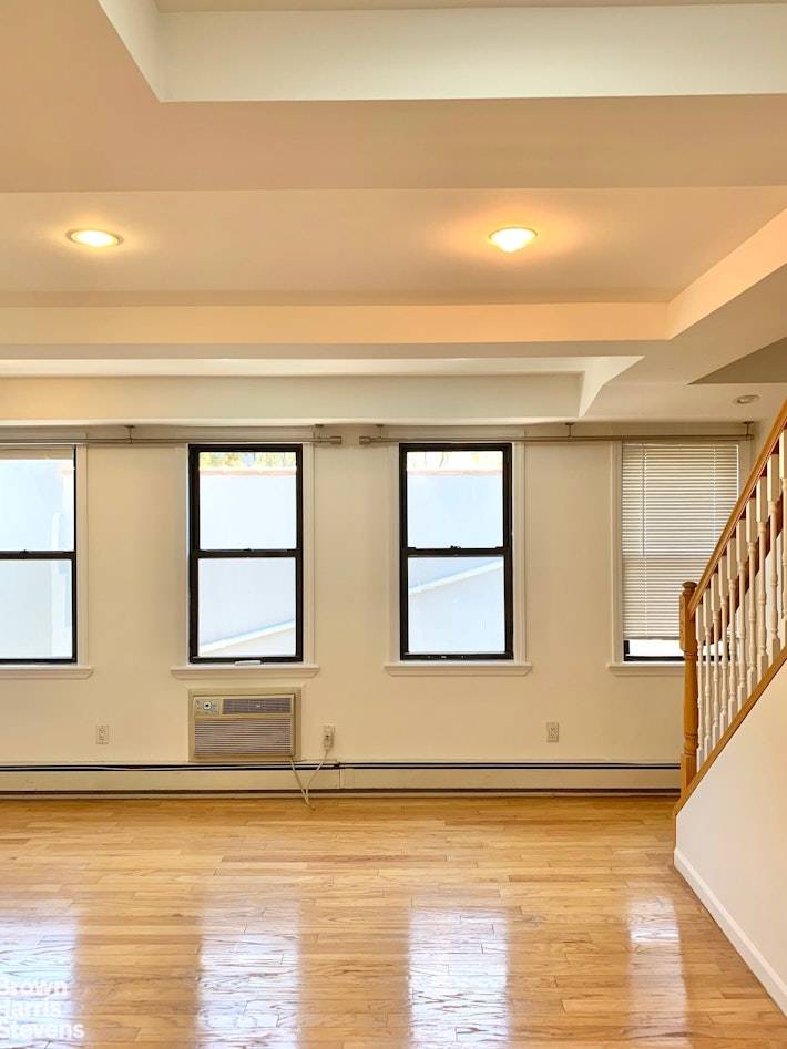 Duplex 1 bedroom 1. 5 bathroom with a quiet East facing terrace on the coveted Hudson Yards.
