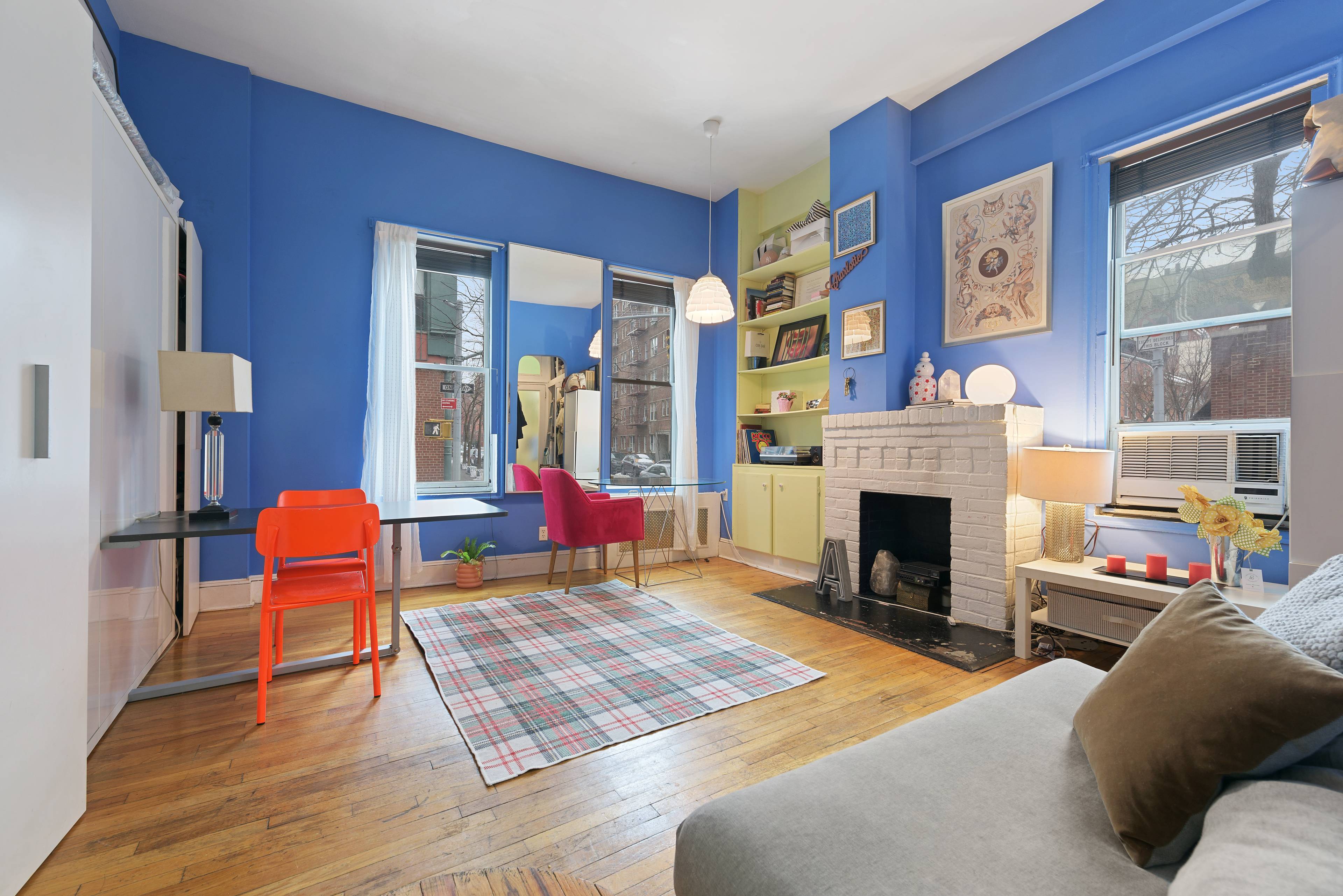 Charm and character radiate in this sun filled corner studio, enjoying a southern and eastern exposure, perfectly situated on a beautiful tree lines street in the iconic West Village.