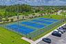 Community tennis courts