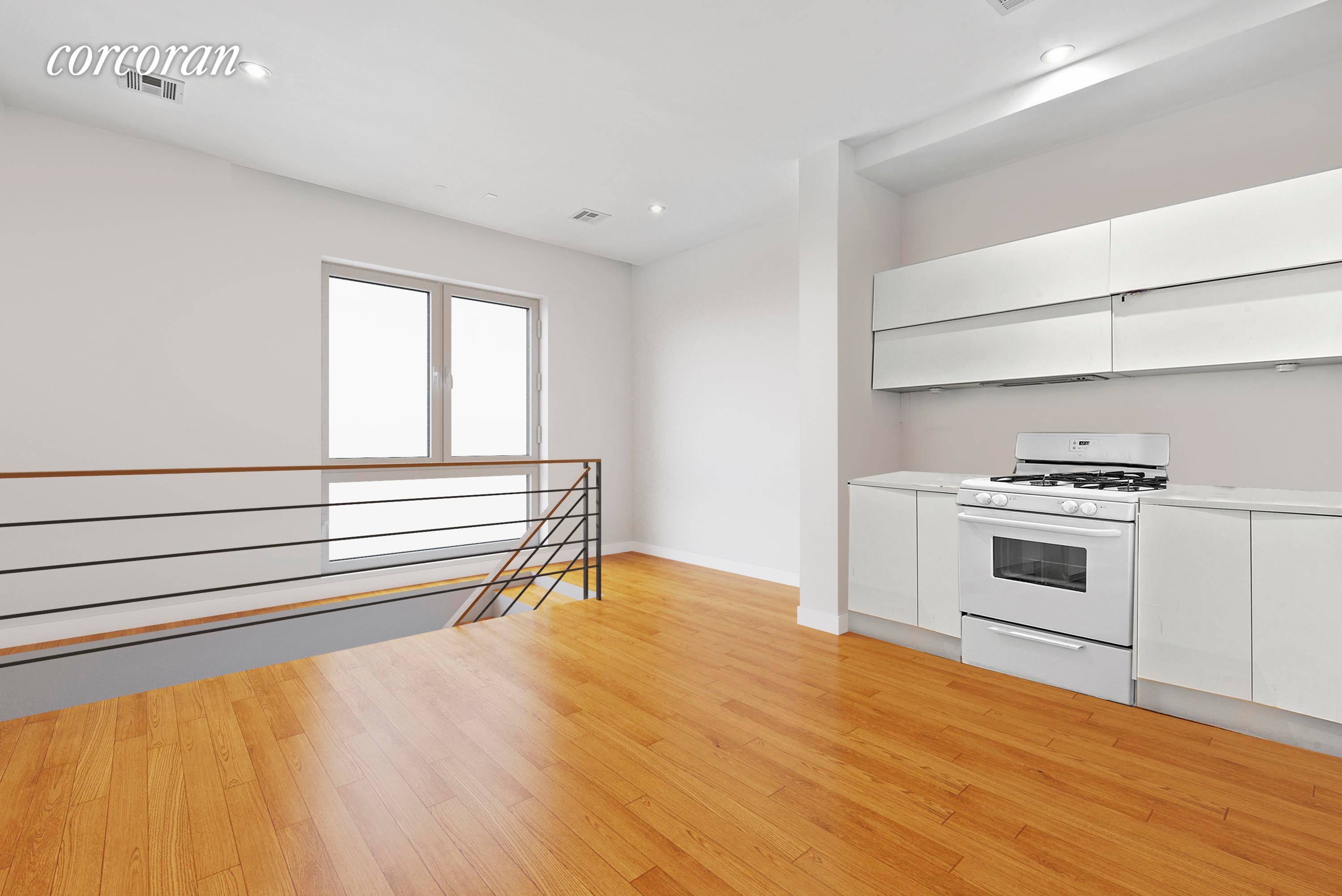 This spacious and modern one bedroom, one and a half bath boutique loft style condo in the vibrant Bushwick neighborhood is looking for its next owners.
