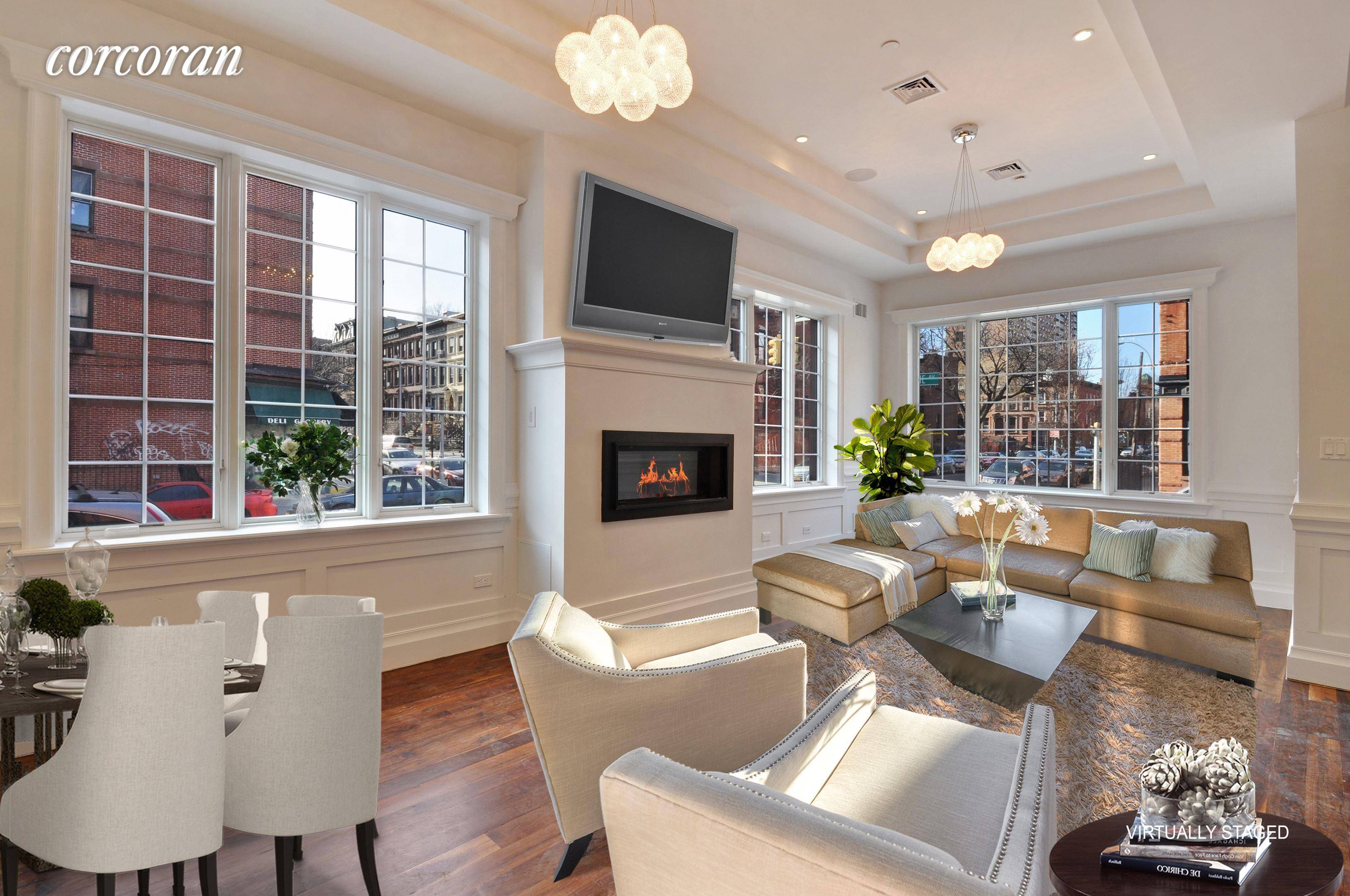 This beautiful, sun filled and eye catching corner property in Clinton Hill is just waiting to be called home for an astute, saavy buyer or investor.