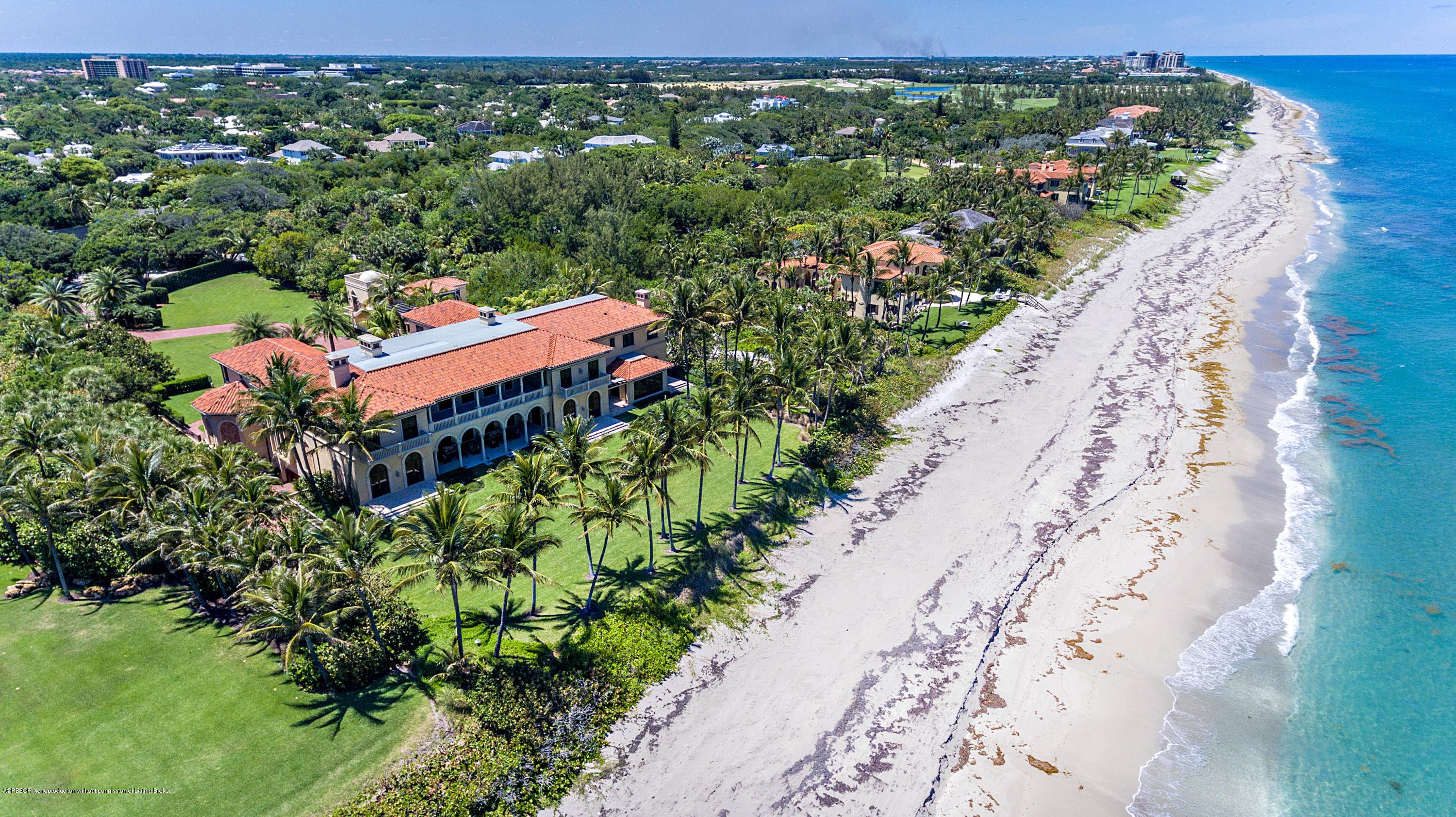 Nestled on a secluded stretch of Seminole beach and lining the azure waters of the Atlantic ocean stands one of South Florida's most prestigious oceanfront estates, Bel Viaggio.
