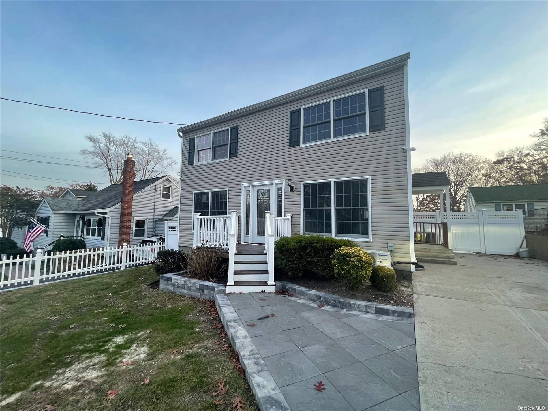 Awesome Colonial style house rental with 4 bedrooms plus 2 full bathrooms and partial basement with laundry room and storage !