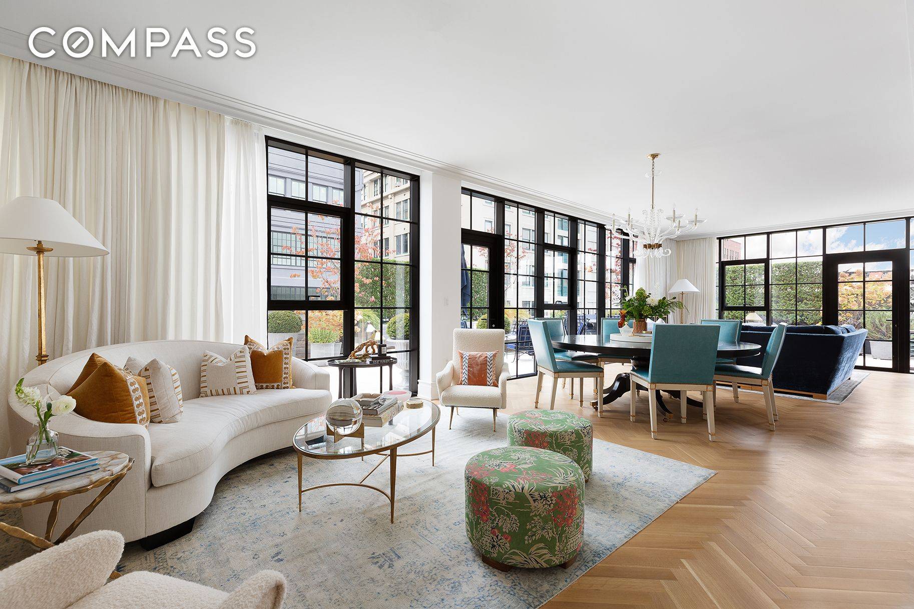Presenting a one of a kind, impeccably renovated designer Duplex Penthouse in DUMBO.