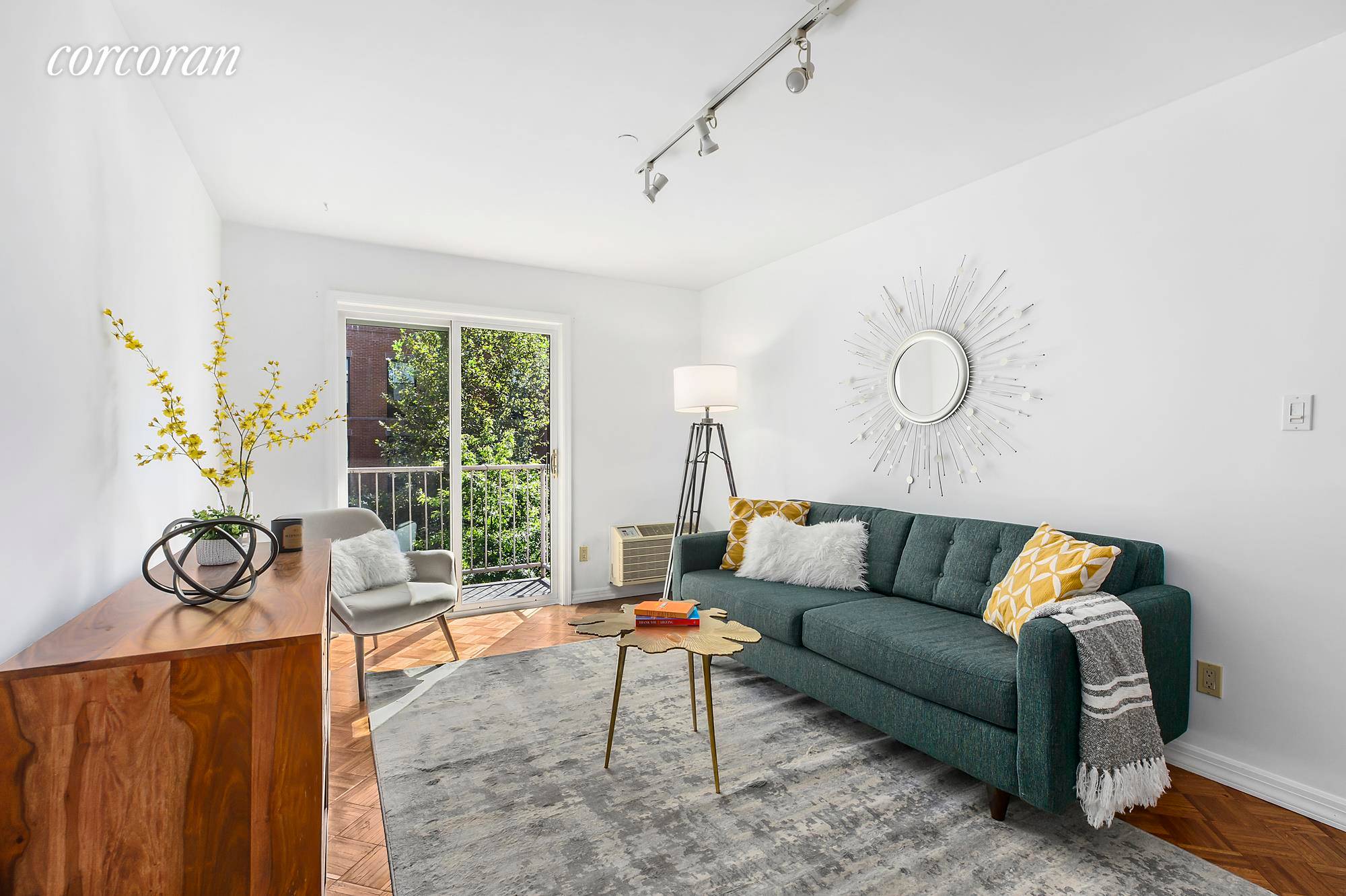 Charming one bedroom, one bath East Williamsburg condo with private balcony.