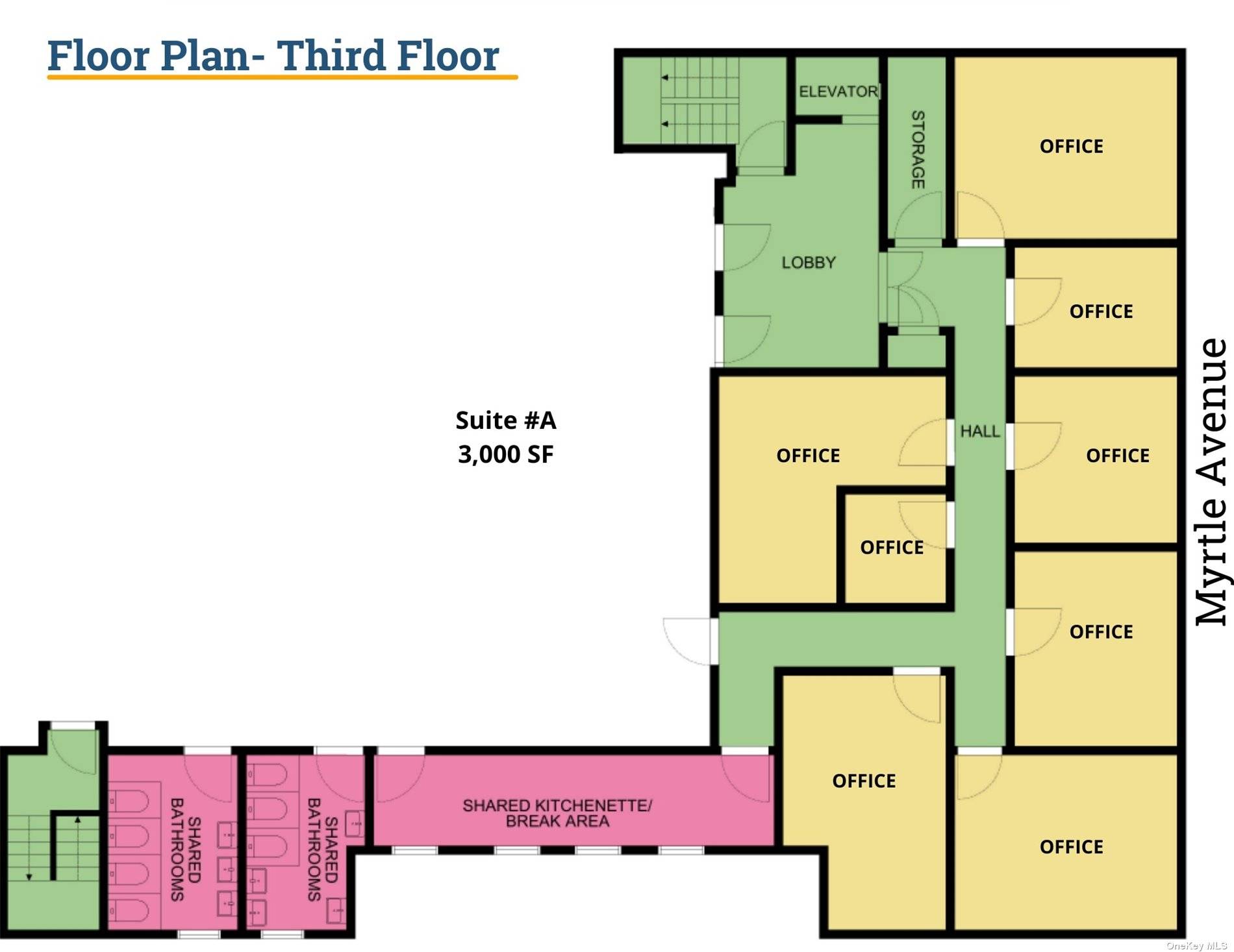 Don't miss your chance to lease the third floor in a 40, 000 sq.