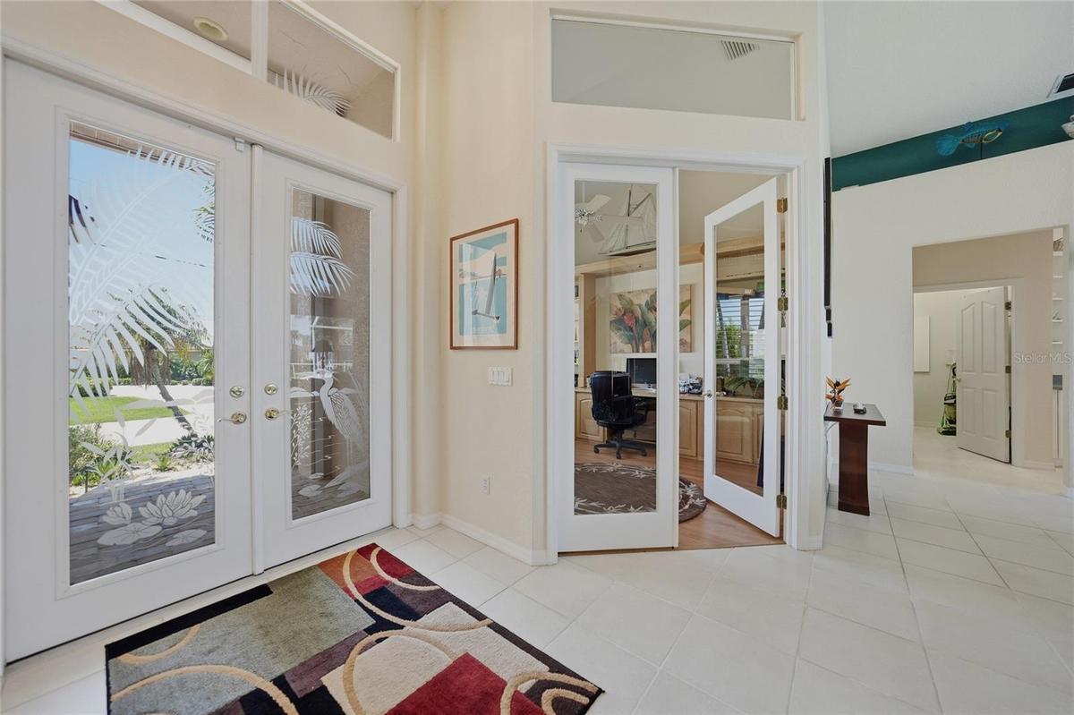 Foyer with Office/Den or additional 4th Bedroom