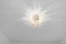Detailed view of a chandelier